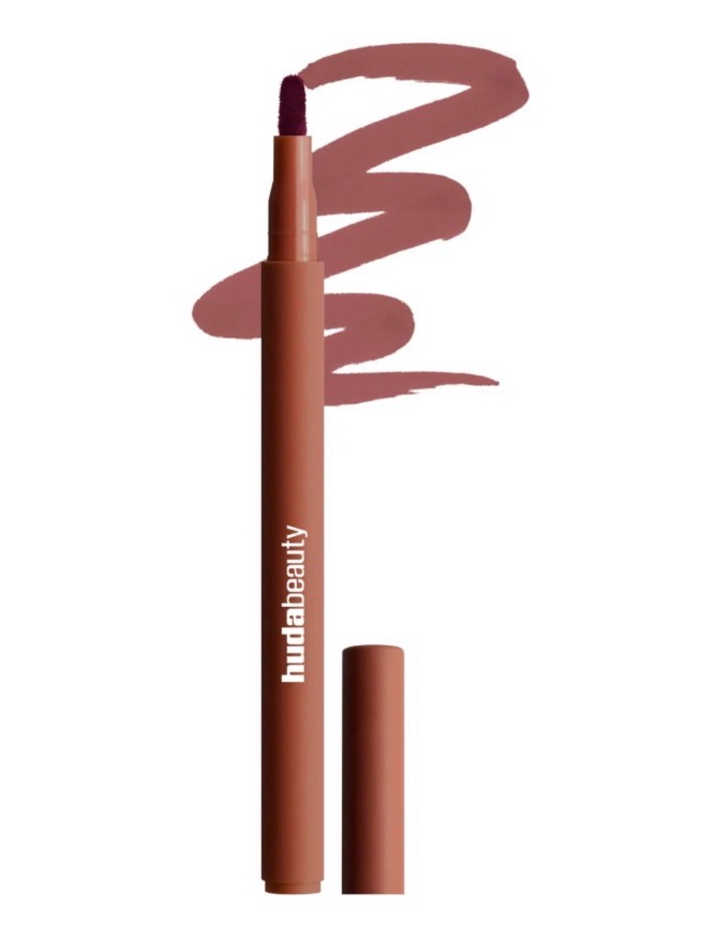 Huda Beauty Lip Contour Lip Stain for 12-Hour Wear | Warm Brown | New Authentic